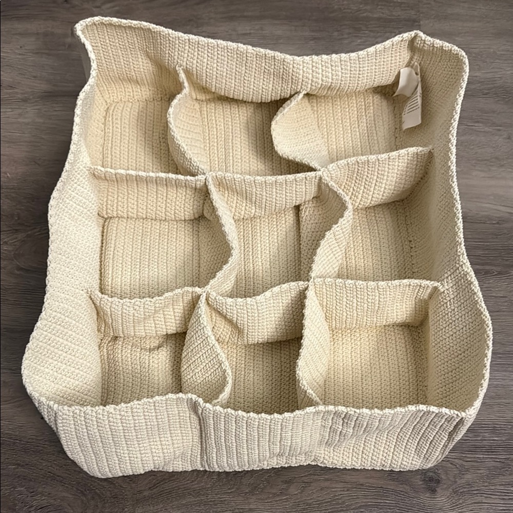 IKEA Cream Knit Drawer Organizer